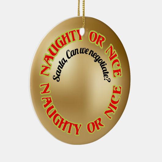 可愛おもしろいいユーモアのあるニースさん セラミックオーナメント (右)