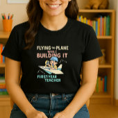 可愛おもしろいい一年生先生 Tシャツ