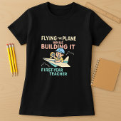 可愛おもしろいい一年生先生 Tシャツ