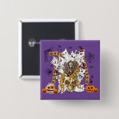 可愛おもしろいい不気味悪猫 缶バッジ (正面&裏面)