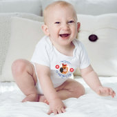 可愛おもしろいい写真生まれたばかりの新父のファースト・ファーザー ベビーボディスーツ