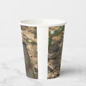 可愛おもしろいい地面リス写真南西ピクニック 紙コップ (左)