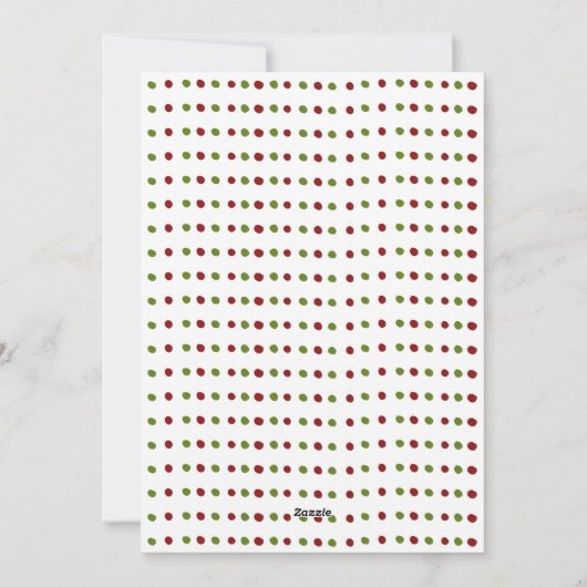 可愛おもしろいい小妖精や小人メリーリトルクリスマスフォト シーズンカード (裏面)