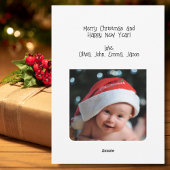 可愛おもしろいい小妖精や小人飛び乗り、クリスマスフォト シーズンカード