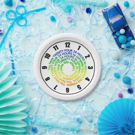 可愛おもしろいい引用文24時間で完成… ペーパープレート (パーティー)