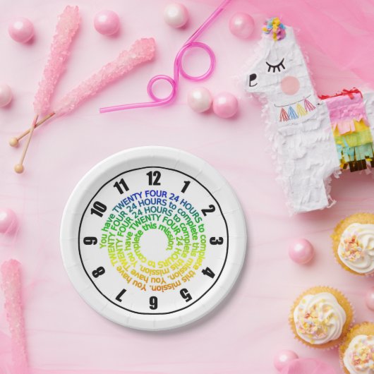 可愛おもしろいい引用文24時間で完成… ペーパープレート (パーティー)