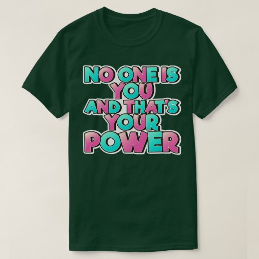 可愛おもしろいい感動的引用文やる気を起こさせるNo On Tシャツ (デザイン正面)