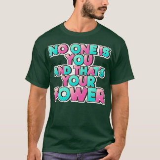 可愛おもしろいい感動的引用文やる気を起こさせるNo On Tシャツ