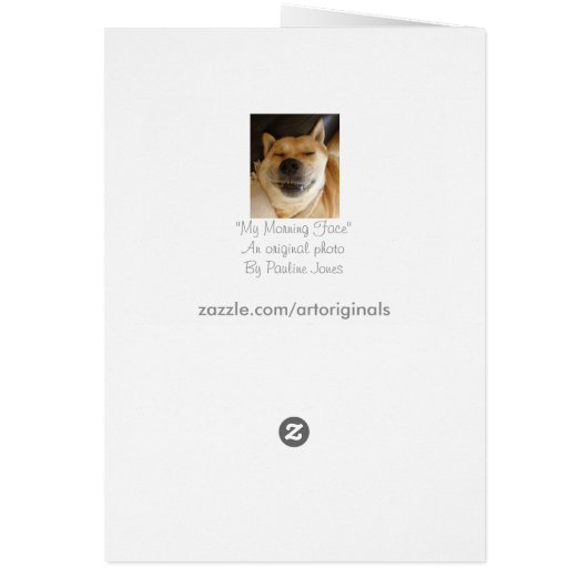 可愛おもしろいい日本のスマイルの秋田犬 (裏面)