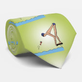 可愛おもしろいい泳ぐ人チャンピオンレーシングプールネックタイ。 ネクタイ (ロール)
