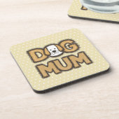 可愛おもしろいい漫画の犬の母の日 コースター (左側)