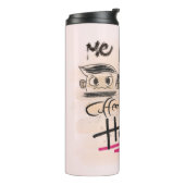 可愛おもしろいい漫画コーヒー好きドゥードル タンブラー (回転左)