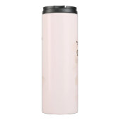 可愛おもしろいい漫画コーヒー好きドゥードル タンブラー (裏面)