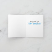 可愛おもしろいい犬と猫の記念日 カード (内部)