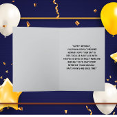 可愛おもしろいい犬のシンプル誕生日挨拶 カード