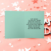 可愛おもしろいい犬のシンプル誕生日挨拶 カード