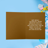 可愛おもしろいい犬のシンプル誕生日挨拶 カード