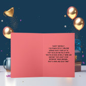 可愛おもしろいい犬のシンプル誕生日挨拶 カード