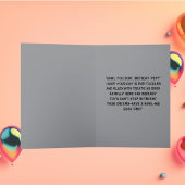 可愛おもしろいい犬シンプル誕生日グリーティングカード カード