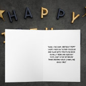 可愛おもしろいい犬シンプル誕生日グリーティングカード カード