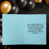 可愛おもしろいい犬シンプル誕生日グリーティングカード カード