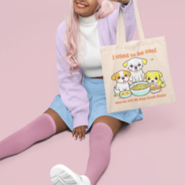 可愛おもしろいい犬momギフトキャンバスショッピング トートバッグ