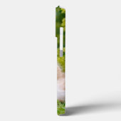 可愛おもしろいい猫が遊花園で子猫 Case-Mate iPhoneケース (裏面 / 左)