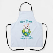 可愛おもしろいい猫が降り注ぐ エプロン (正面)