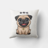 可愛おもしろいい猫と犬 クッション (裏面)