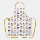 可愛おもしろいい猫エプロン エプロン (正面)