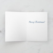 可愛おもしろいい猫エンジェルのクリスマスカード シーズンカード (内部)