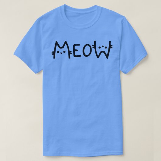 可愛おもしろいい猫ニャーグラフィックニャー  Tシャツ (デザイン正面)
