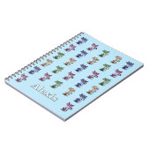 可愛おもしろいい猫ノート ノートブック (左側)