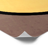 可愛おもしろいい猫ポートレート ポスター (角)