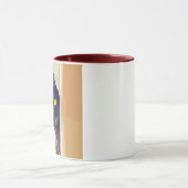 可愛おもしろいい猫マ図解入りの、写真付きのグ マグカップ (中央)