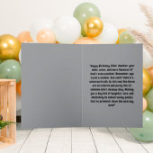 可愛おもしろいい猫モダン誕生日グリーティングカード カード