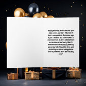 可愛おもしろいい猫モダン誕生日グリーティングカード カード