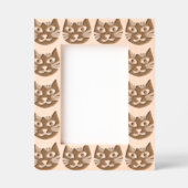 可愛おもしろいい猫柄 レーザー彫刻フレーム (正面)
