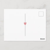 可愛おもしろいい猫誕生日のカーパーソナライズされたド名 ポストカード (裏面)