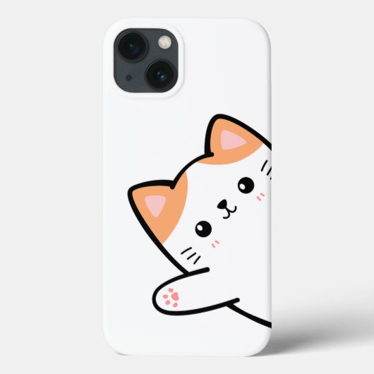 可愛おもしろいい猫 Case-Mate iPhoneケース (裏面)