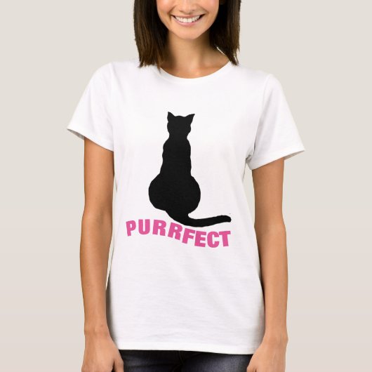 可愛おもしろいい猫Tシャツ Tシャツ (正面)