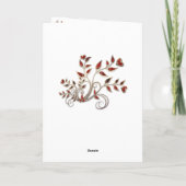 可愛おもしろいい病気のペットが上手に詩を作る カード (裏面)