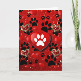 可愛おもしろいい病気のペットが上手に詩を作る カード