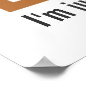 可愛おもしろいい眠るコアラ熊は怠け者引用文 ポスター (角)