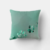 可愛おもしろいい緑の猫足 クッション (裏面)