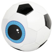 可愛おもしろいい青い眼球 サッカーボール (3/4)