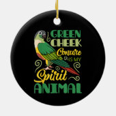 可愛おもしろいい鳥を動かす動物 セラミックオーナメント (裏面)