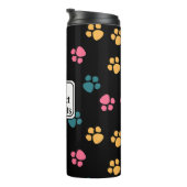 可愛おもしろいい黒猫の足 タンブラー (回転右)