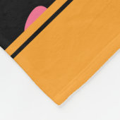 可愛おもしろいい黒猫の足 フリースブランケット (角)