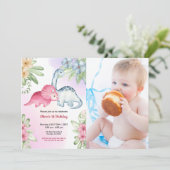 可愛おもしろいい | キッズフォト誕生日 招待状 (スタンド正面)